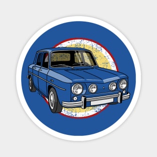 French classic saloon with yelow background Magnet